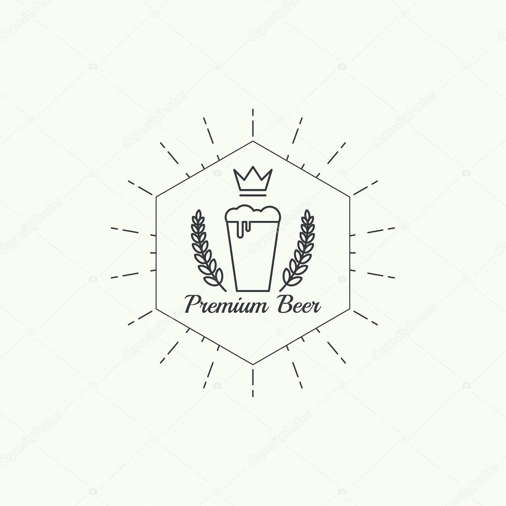 Beer brewery emblems