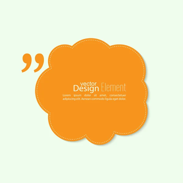 Quote sign icon. — Stock Vector