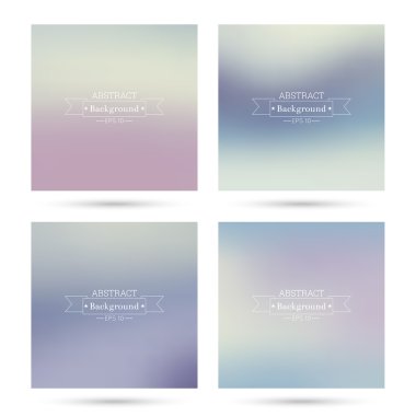 Bulanık renkli arka ayarla.