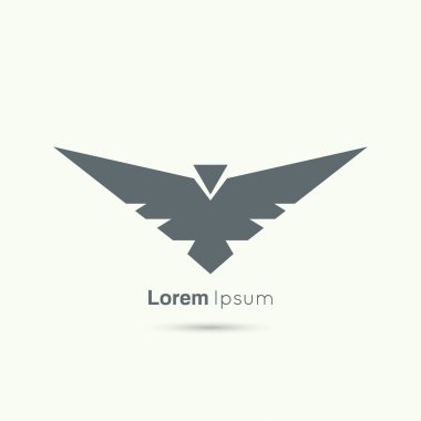 soyut vektör logo tasarım şablonu.