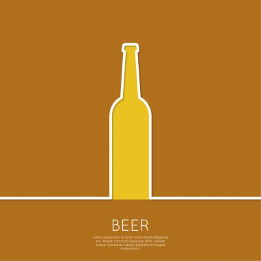 Bira cam ile arka plan