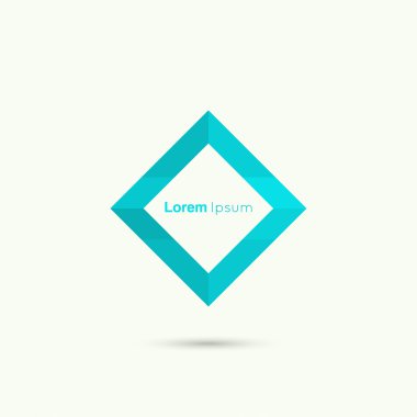 soyut vektör logo tasarım şablonu.