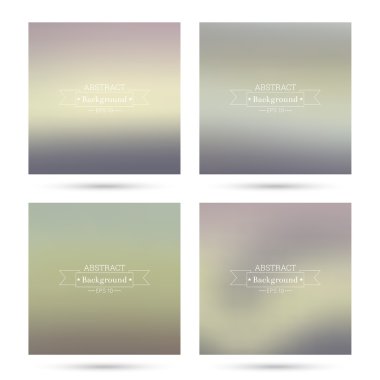 Bulanık renkli arka ayarla.