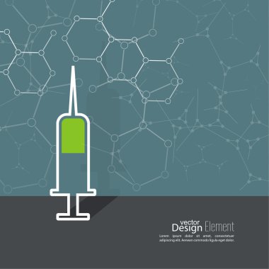 DNA molekül yapısına sahip soyut arkaplan