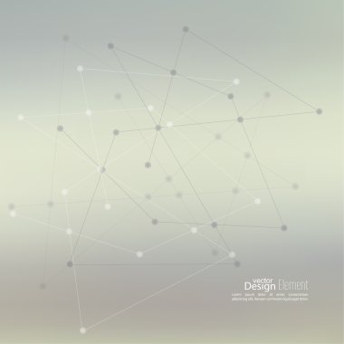 Düzgün bulanık arka plan noktalar dizisi olan