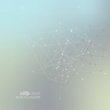 parçacık ile sanal arka plan