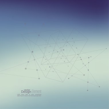 parçacık ile sanal arka plan