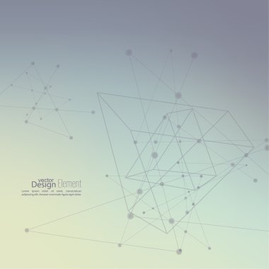 parçacık ile sanal arka plan