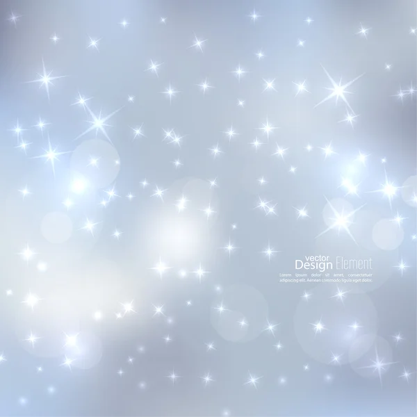 Abstract blurred background with sparkle stars — Stockvector