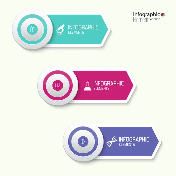 Comparative chart with templates for presentation — Stock Vector