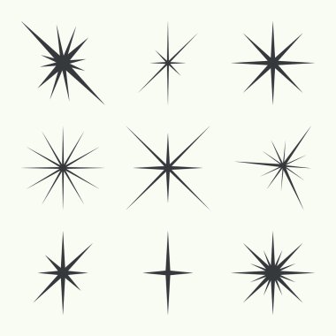 vektör yıldız kümesi