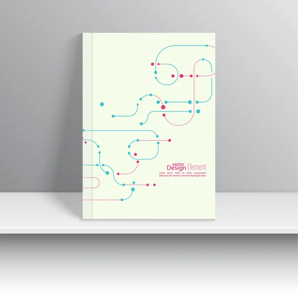 Tijdschriftencover. — Stockvector