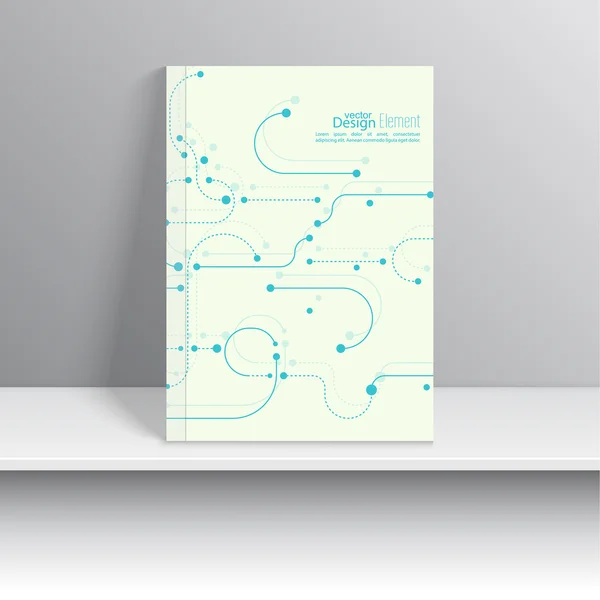 Tijdschriftencover. — Stockvector