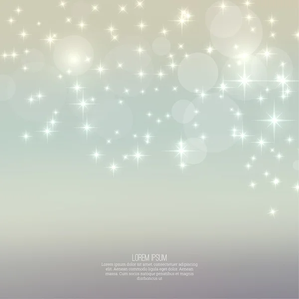 Abstract blurred background with sparkle stars Stockvector