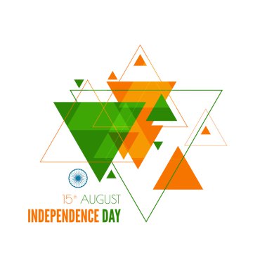 Hindistan'ın simgesi olan arka plan.