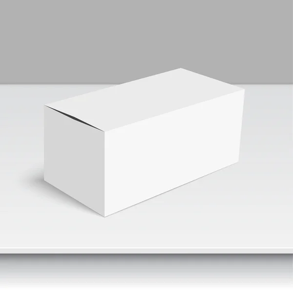 Package white box — Stockvector