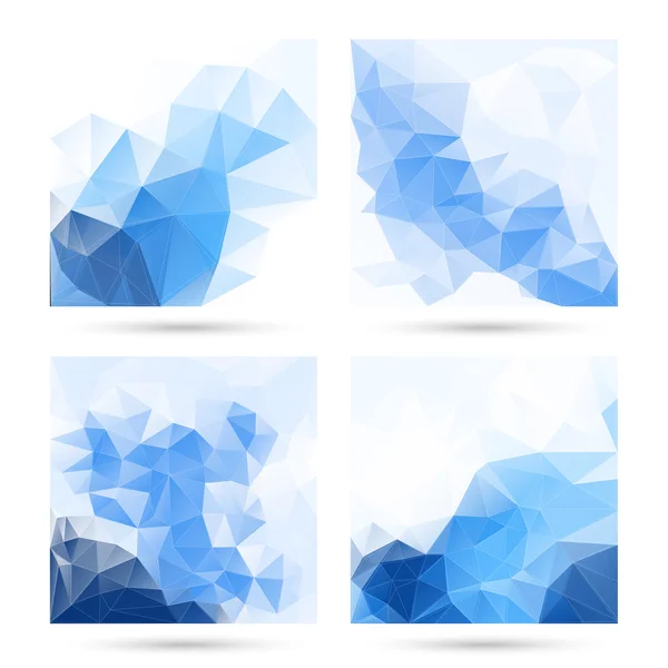 Fond abstrait avec éléments polygonaux . — Image vectorielle