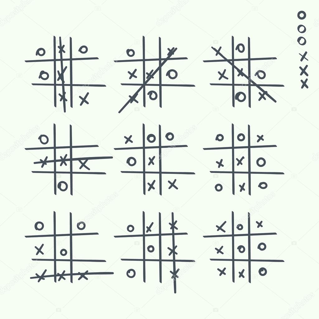 Tic Tac Toe Mosaic 5x5