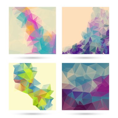 Abstract  background with polygonal elements.