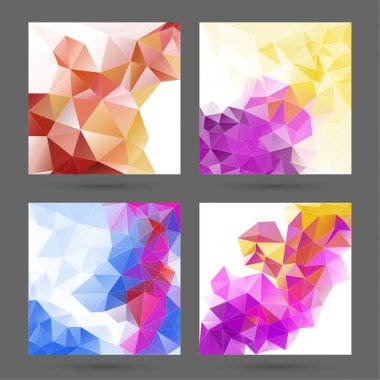 Abstract  background with polygonal elements.