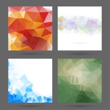 Abstract  background with polygonal elements.