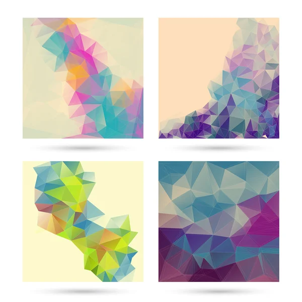 Abstract  background with polygonal elements. — 图库矢量图片