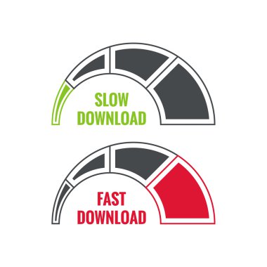 Vector set of indicators  loading