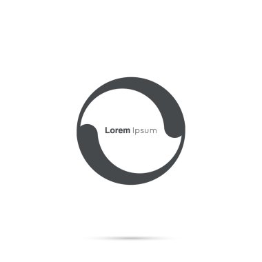 soyut vektör logo tasarım şablonu.