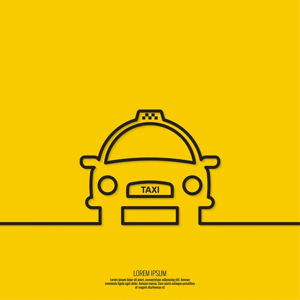 Znak Taxi — Wektor stockowy