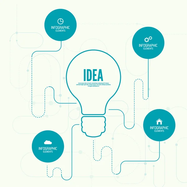 Cuadro comparativo con plantillas para presentación — Vector de stock