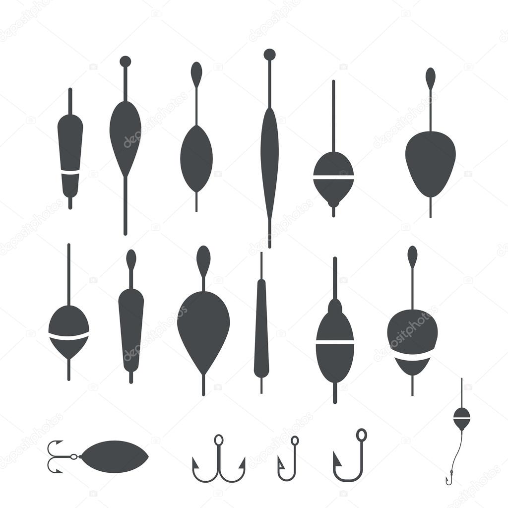 Set Float, fishing line Stock Vector by ©sumkinn 85105524