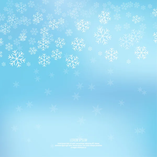 Gentle winter abstract background — Stock Vector