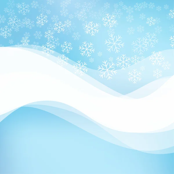 温柔的冬天抽象背景 — 图库矢量图片