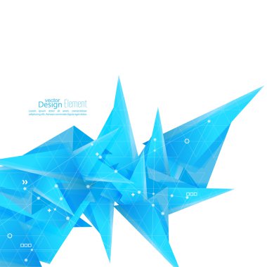 Geometrik şekilli soyut arkaplan