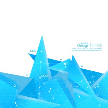 Geometrik şekilli soyut arkaplan