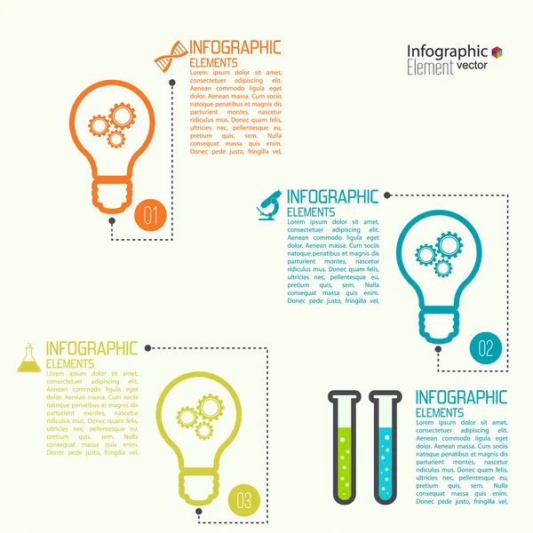 Cuadro comparativo con plantillas para presentación — Archivo Imágenes Vectoriales