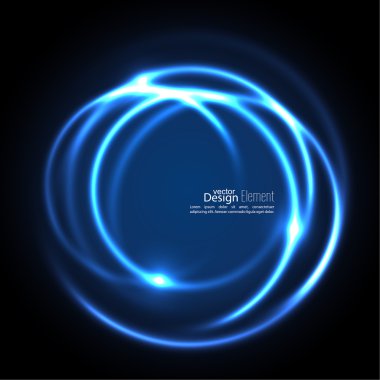 Işıklı dönen ile arka plan