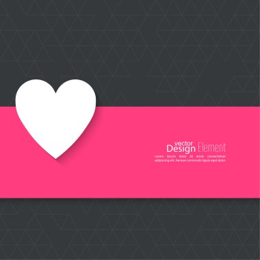 Kalpli soyut arkaplan.