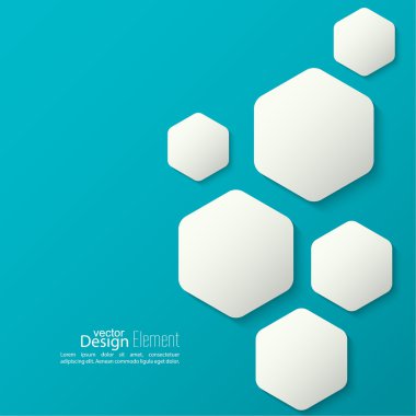 altıgenli soyut arkaplan