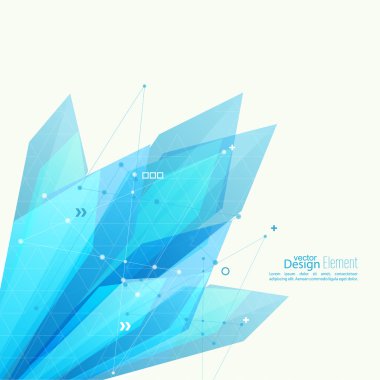 Kristal virüs ile arka plan.