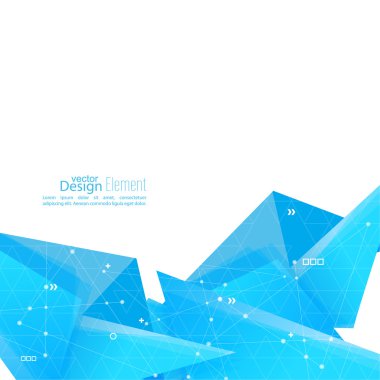 Geometrik şekilli soyut arkaplan