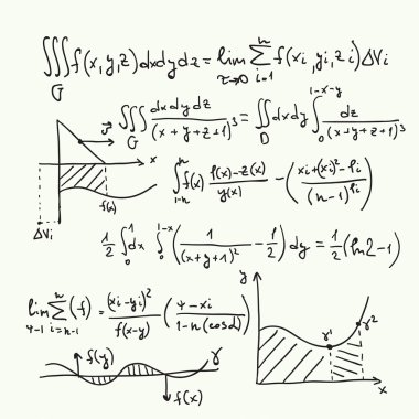 Matematiksel formüller ile vektör desen