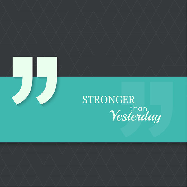 Вдохновляющий вектор кавычек
