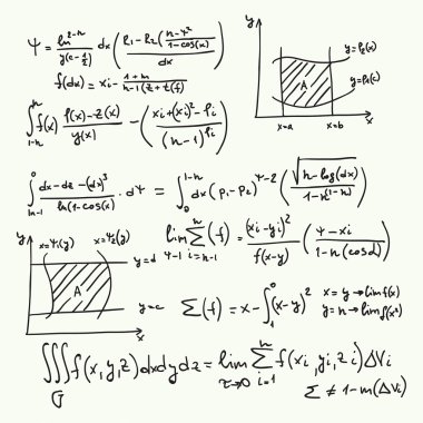 Matematiksel formüller ile vektör desen