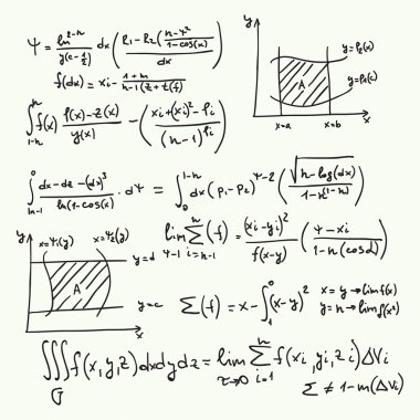 Matematiksel formüller ile vektör desen