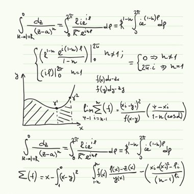 Matematiksel formüller ile vektör desen