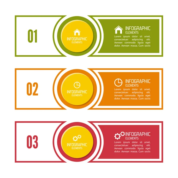 Graphique comparatif avec bannière — Image vectorielle