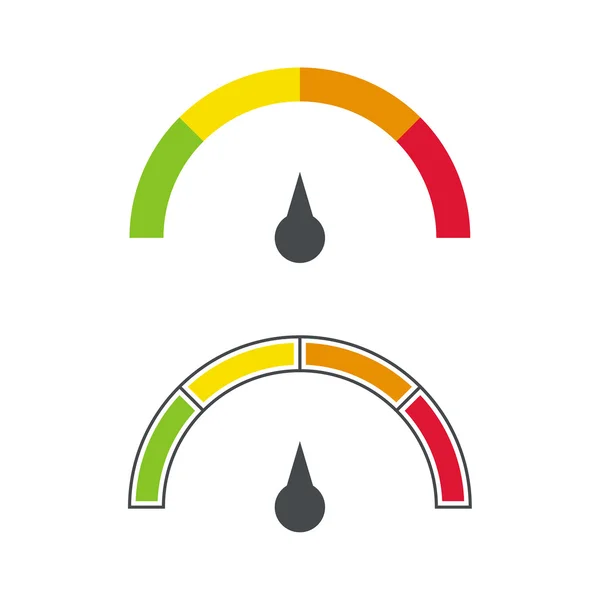 El dispositivo de medición . — Vector de stock