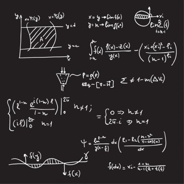 Matematiksel formüller ile vektör desen