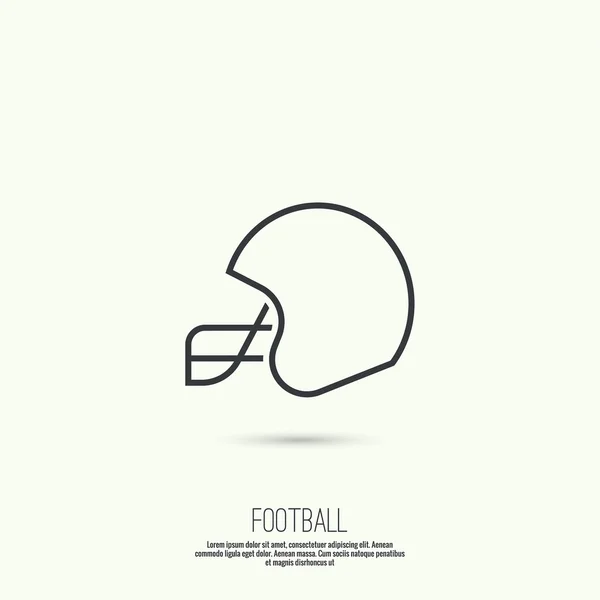 Helmet American Football — Stock Vector